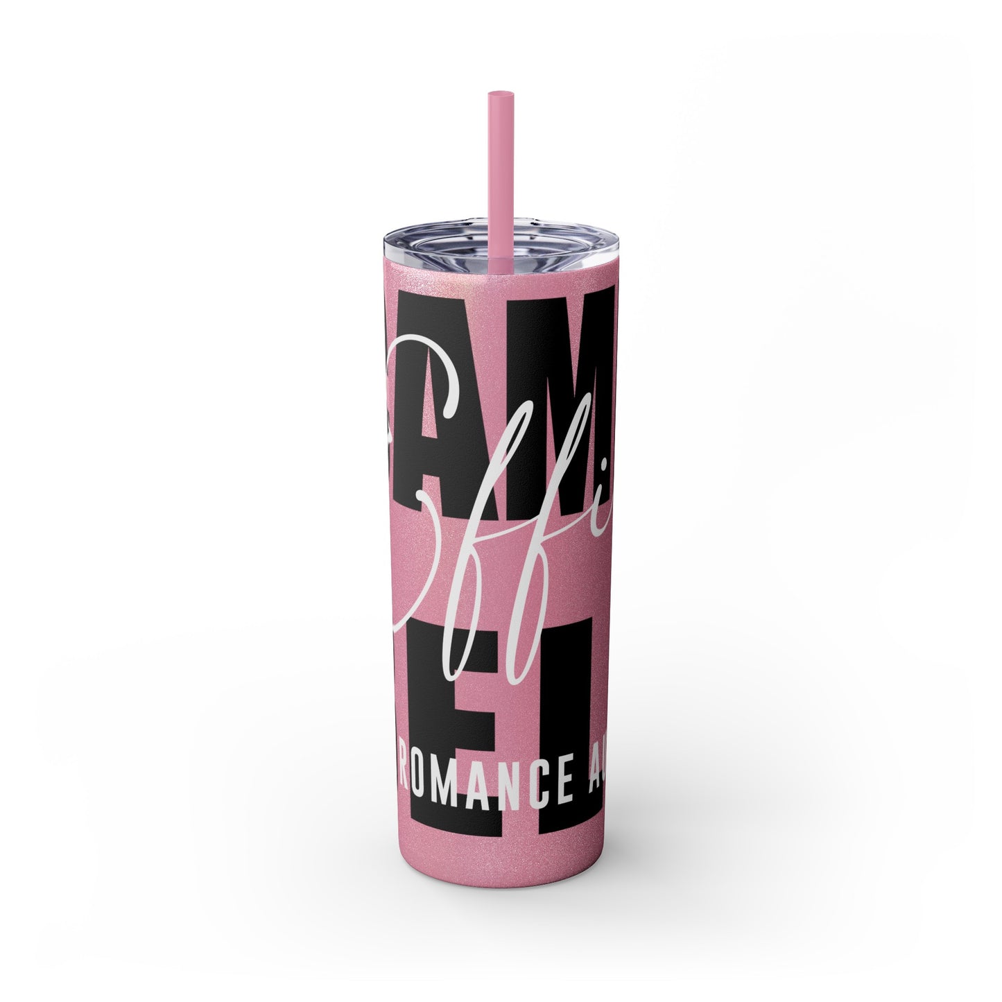 Logo Tumbler with Straw, 20oz