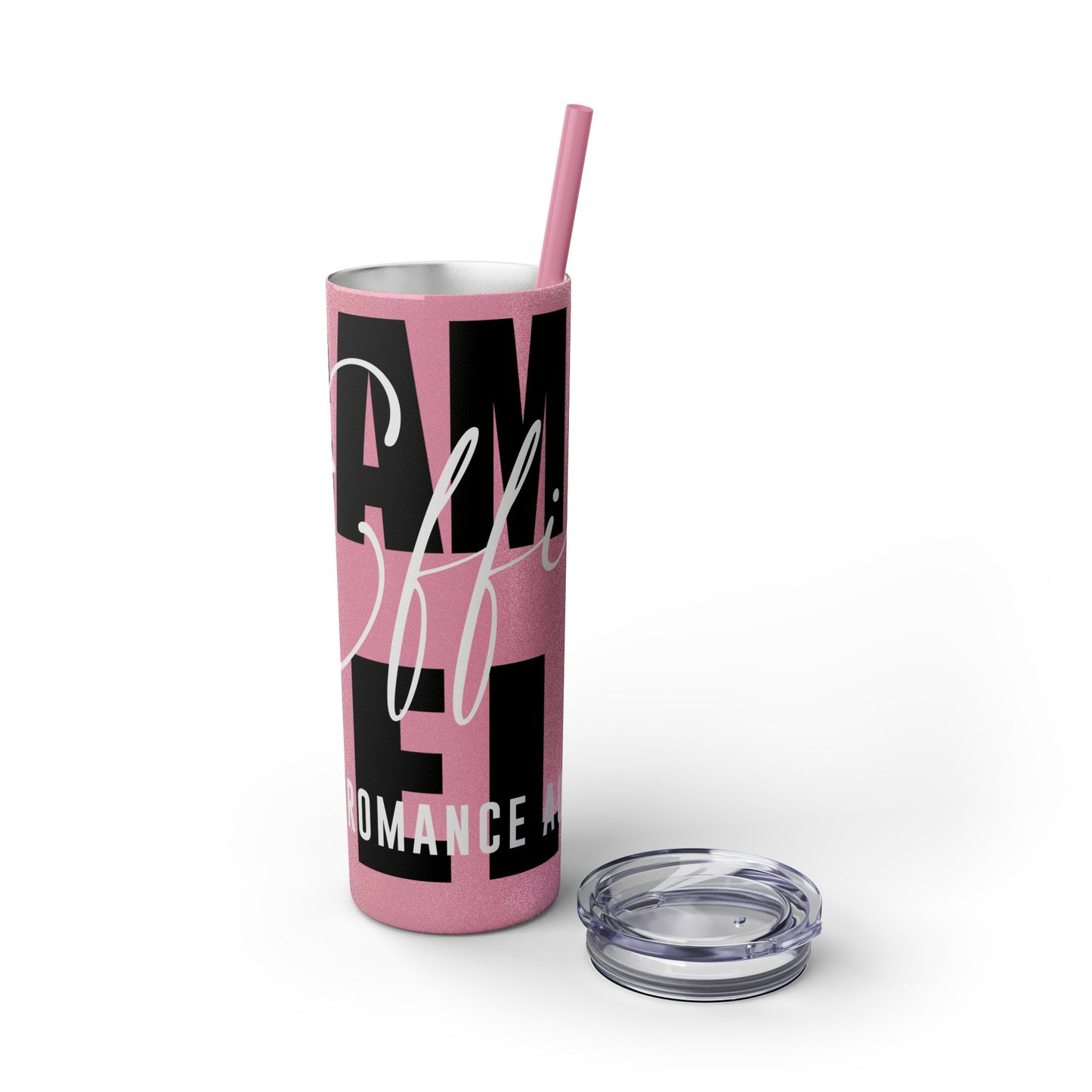 Logo Tumbler with Straw, 20oz