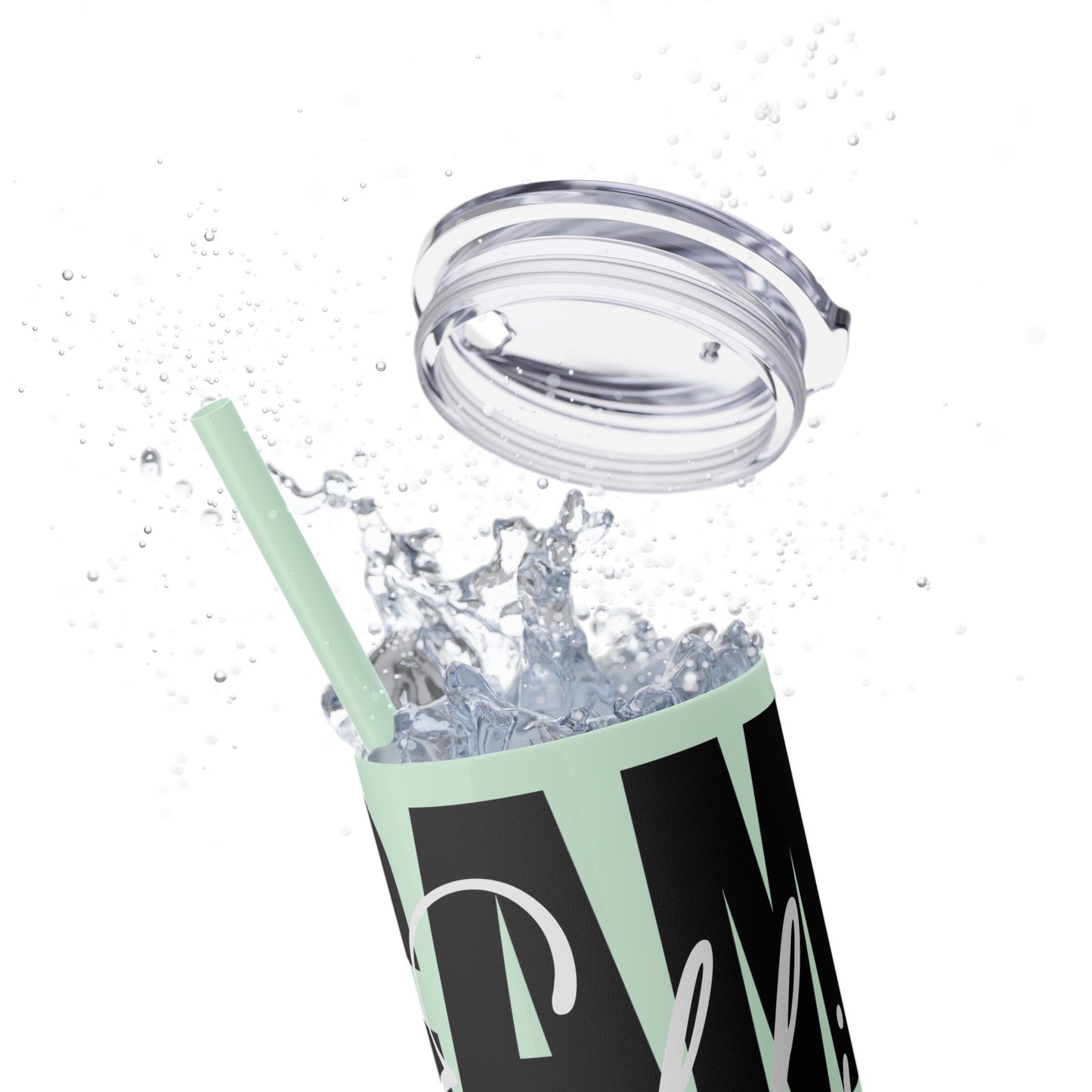 Logo Tumbler with Straw, 20oz