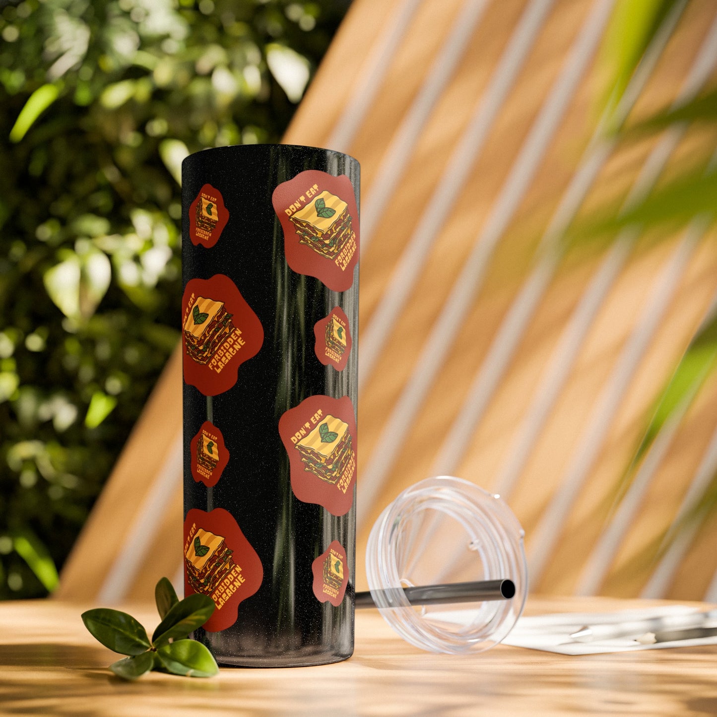 Lasagna Tumbler with Straw, 20oz