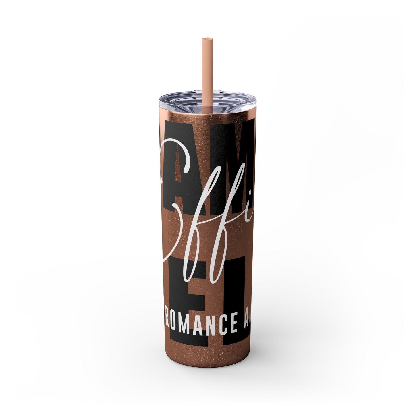 Logo Tumbler with Straw, 20oz