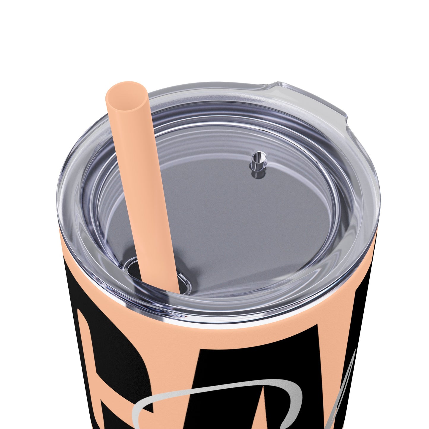 Logo Tumbler with Straw, 20oz