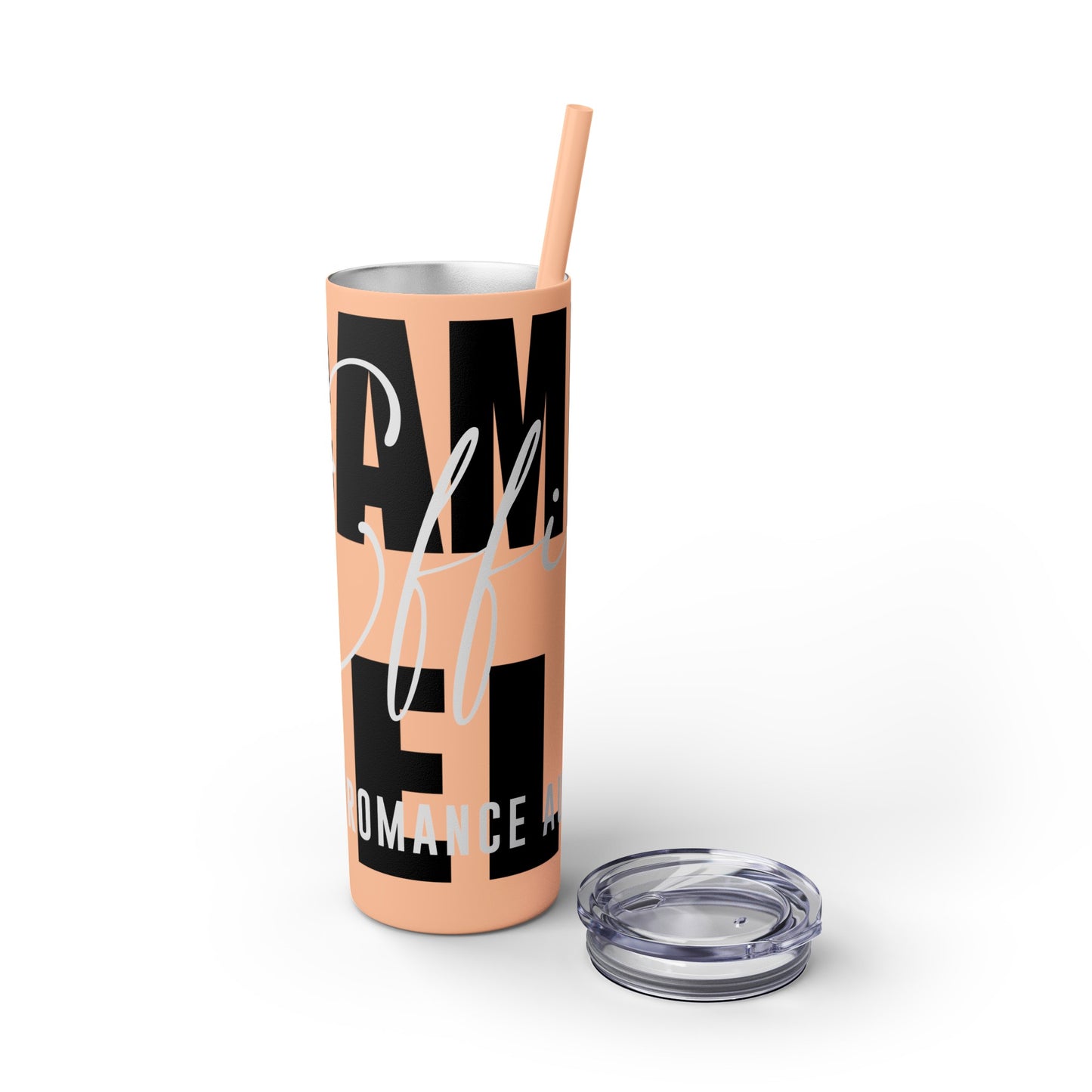 Logo Tumbler with Straw, 20oz