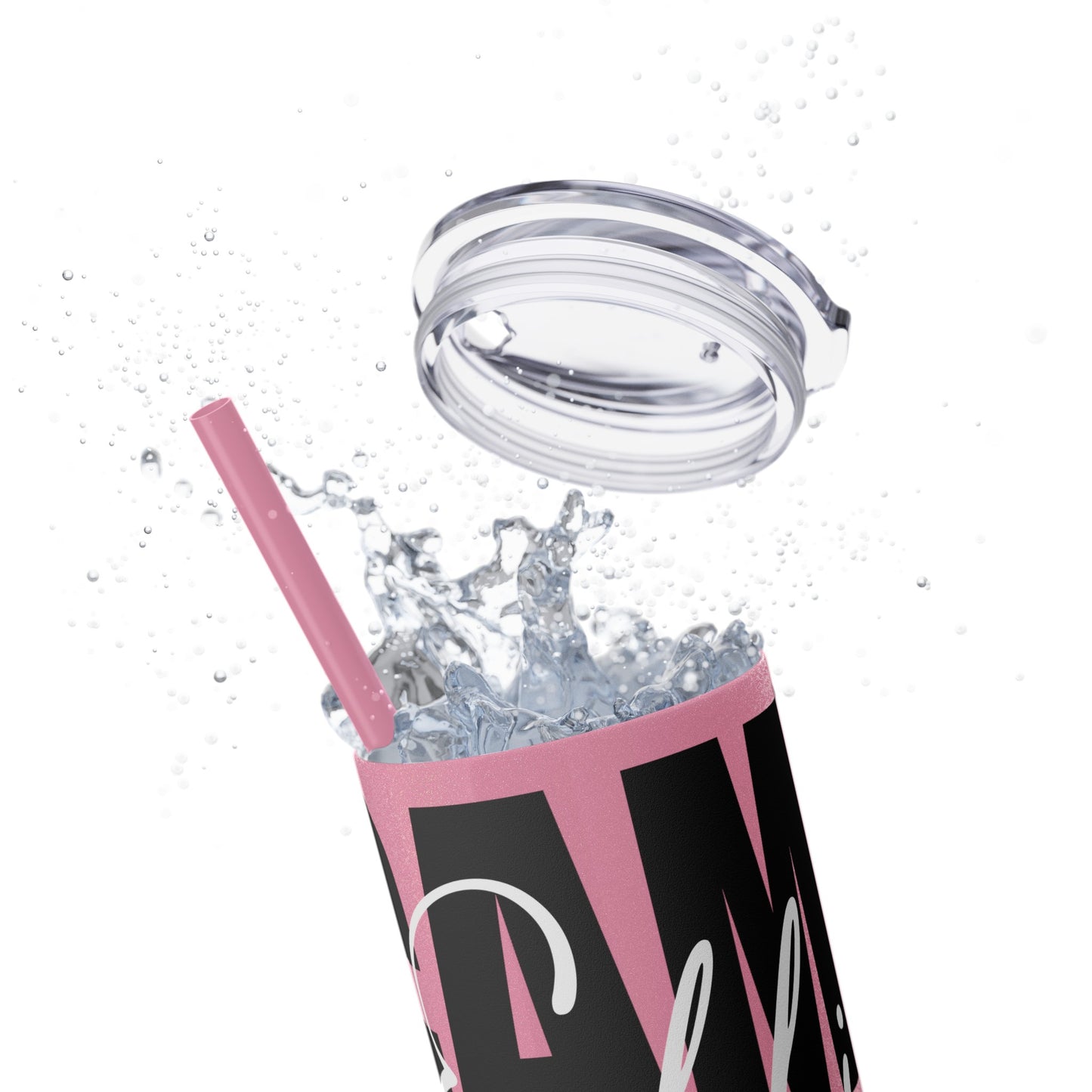 Logo Tumbler with Straw, 20oz