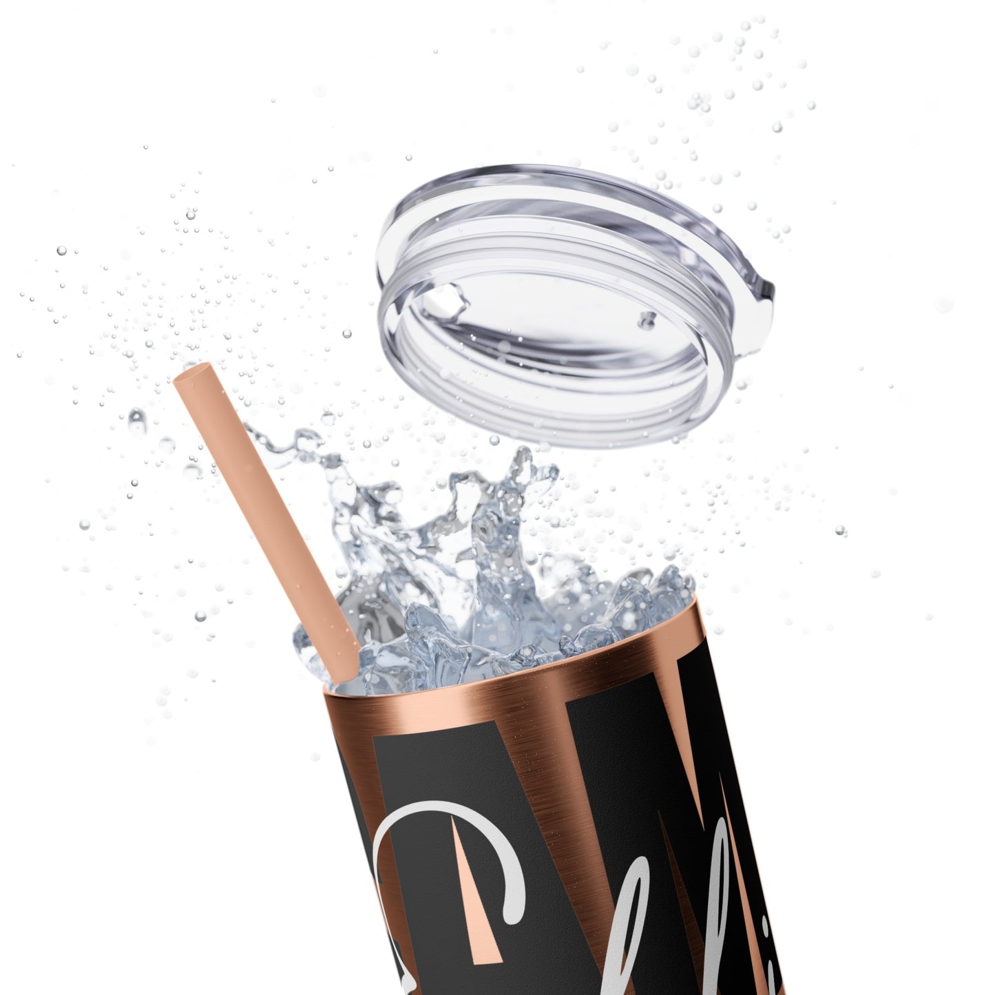 Logo Tumbler with Straw, 20oz