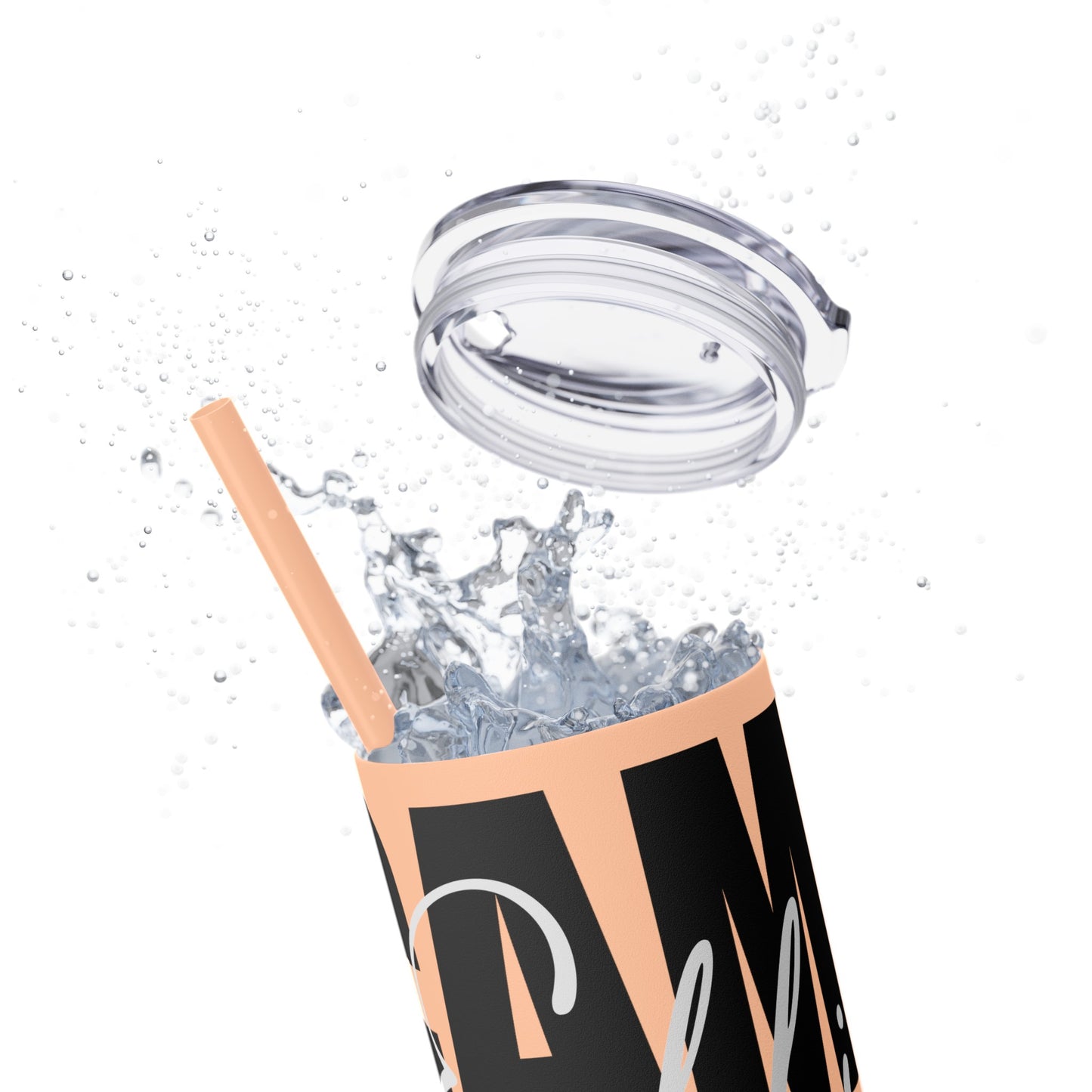 Logo Tumbler with Straw, 20oz