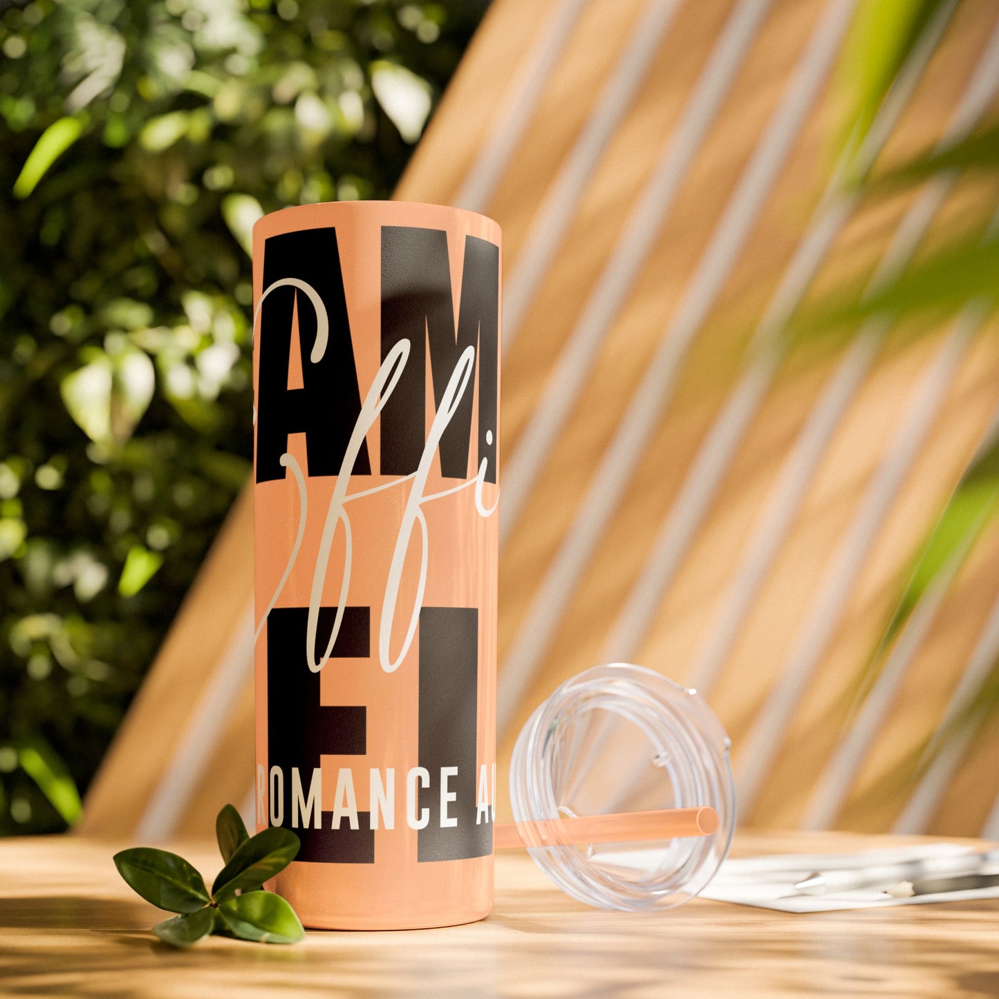 Logo Tumbler with Straw, 20oz