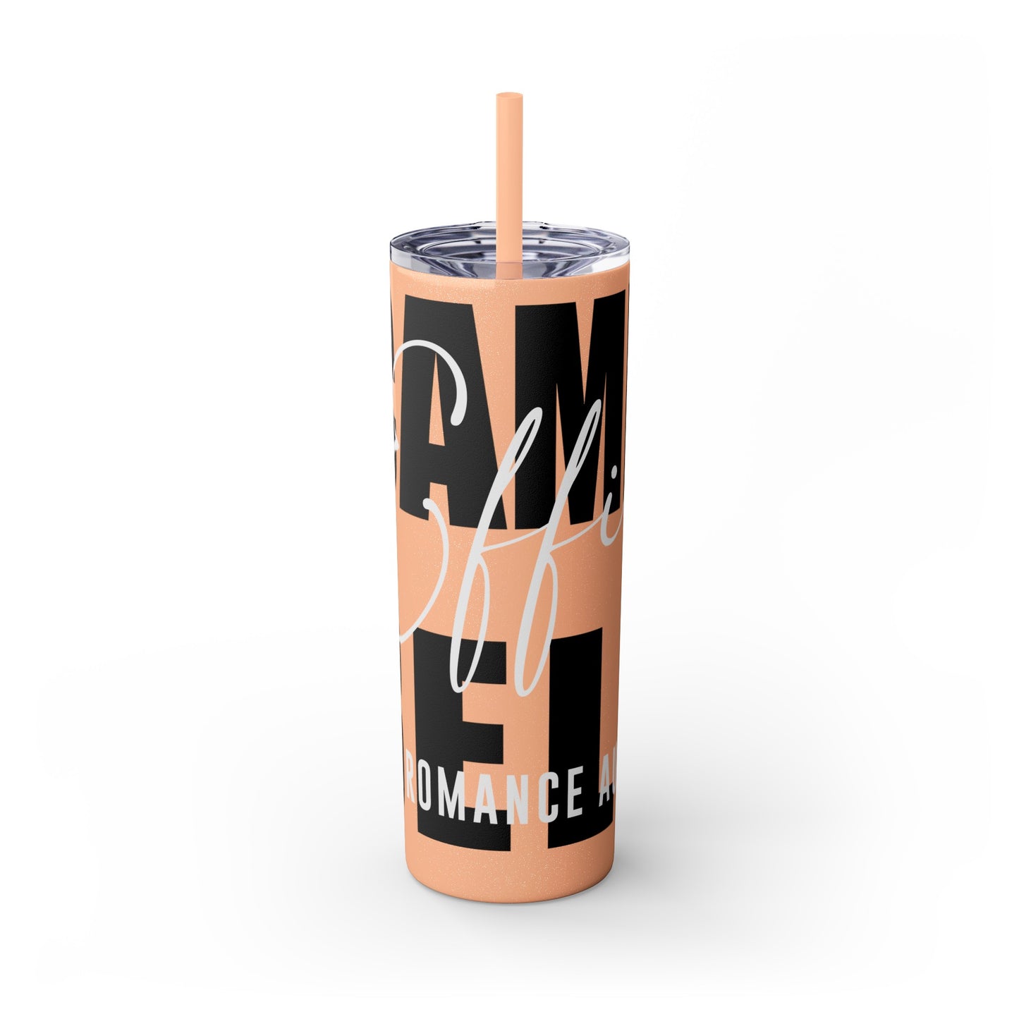 Logo Tumbler with Straw, 20oz