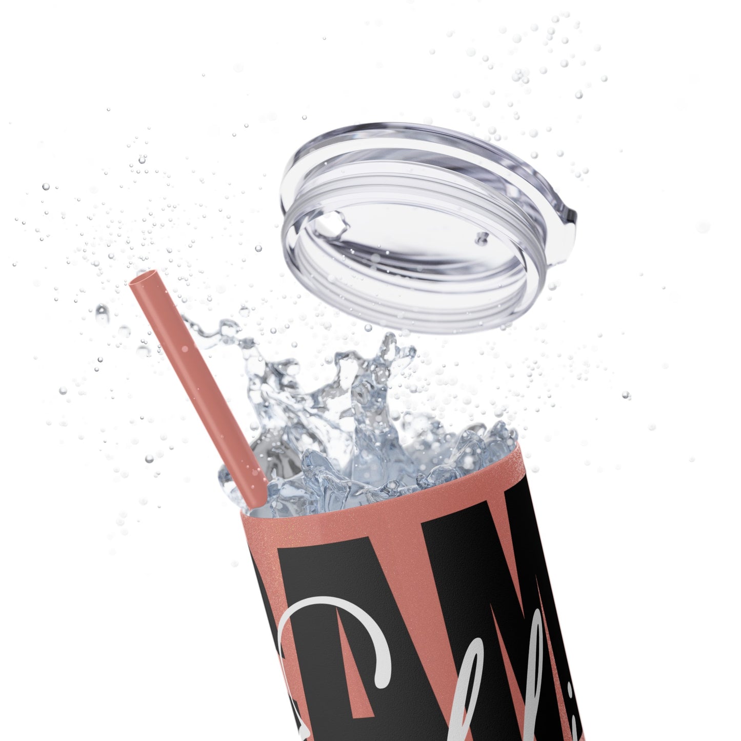 Logo Tumbler with Straw, 20oz