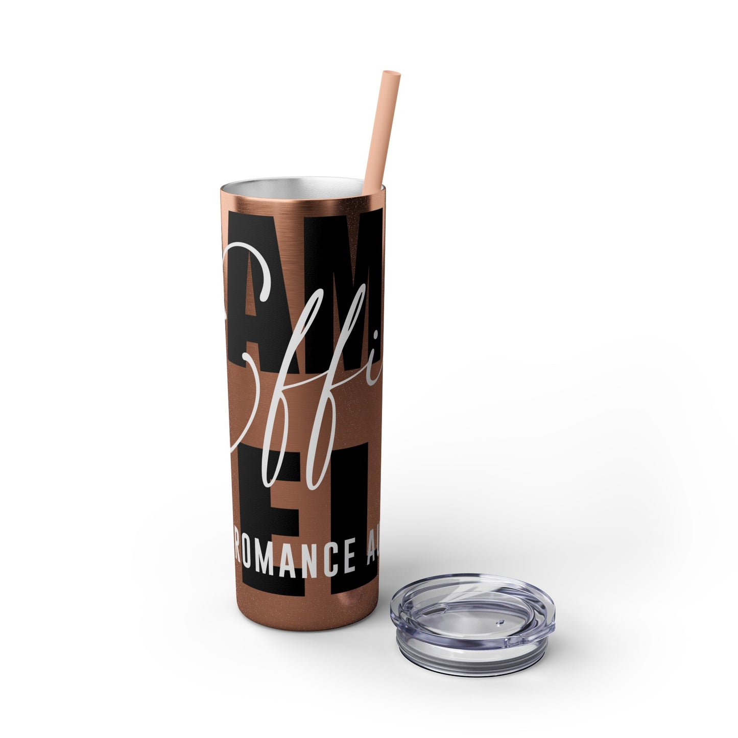 Logo Tumbler with Straw, 20oz