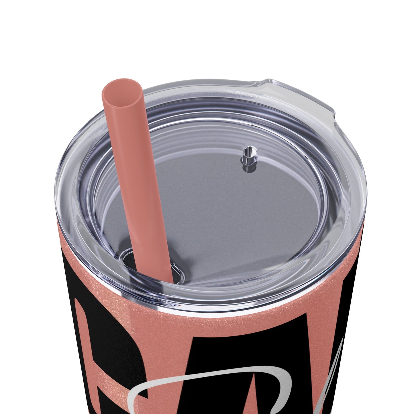Logo Tumbler with Straw, 20oz