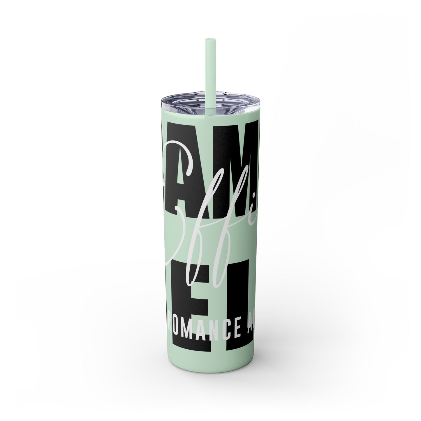 Logo Tumbler with Straw, 20oz