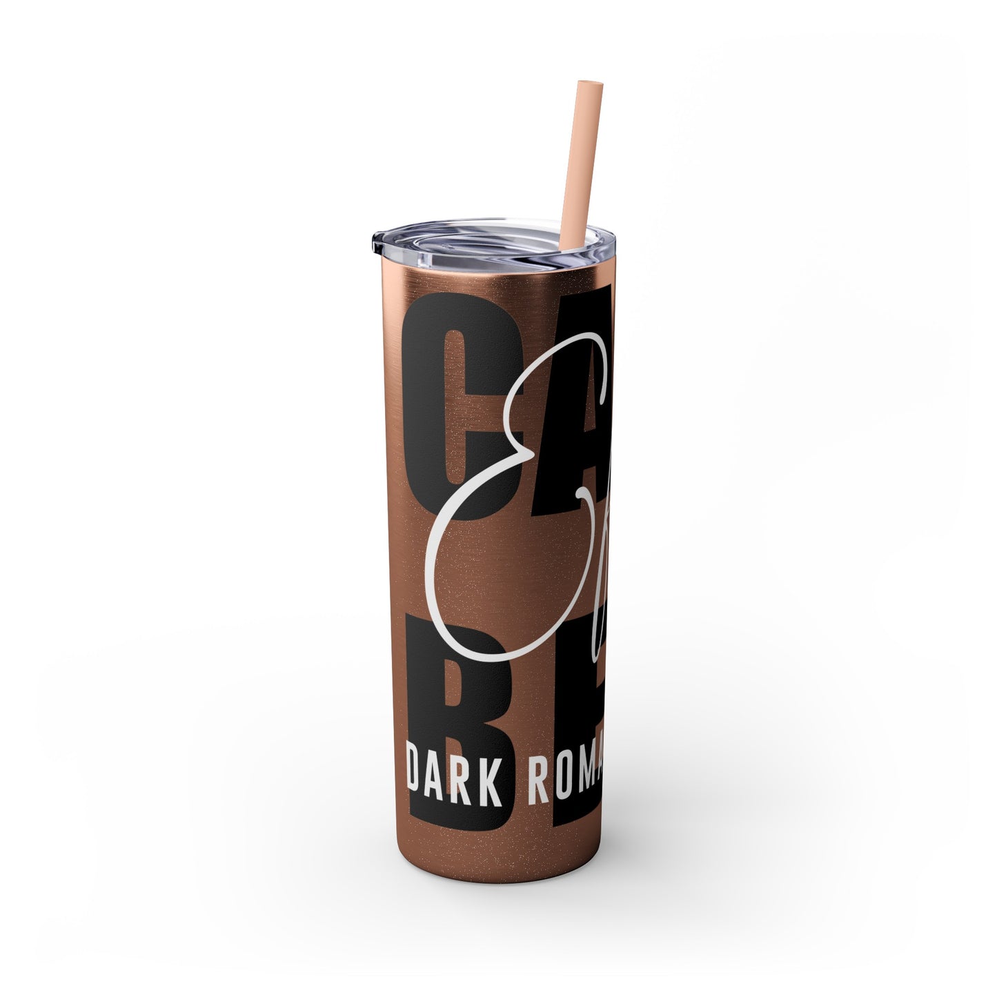 Logo Tumbler with Straw, 20oz