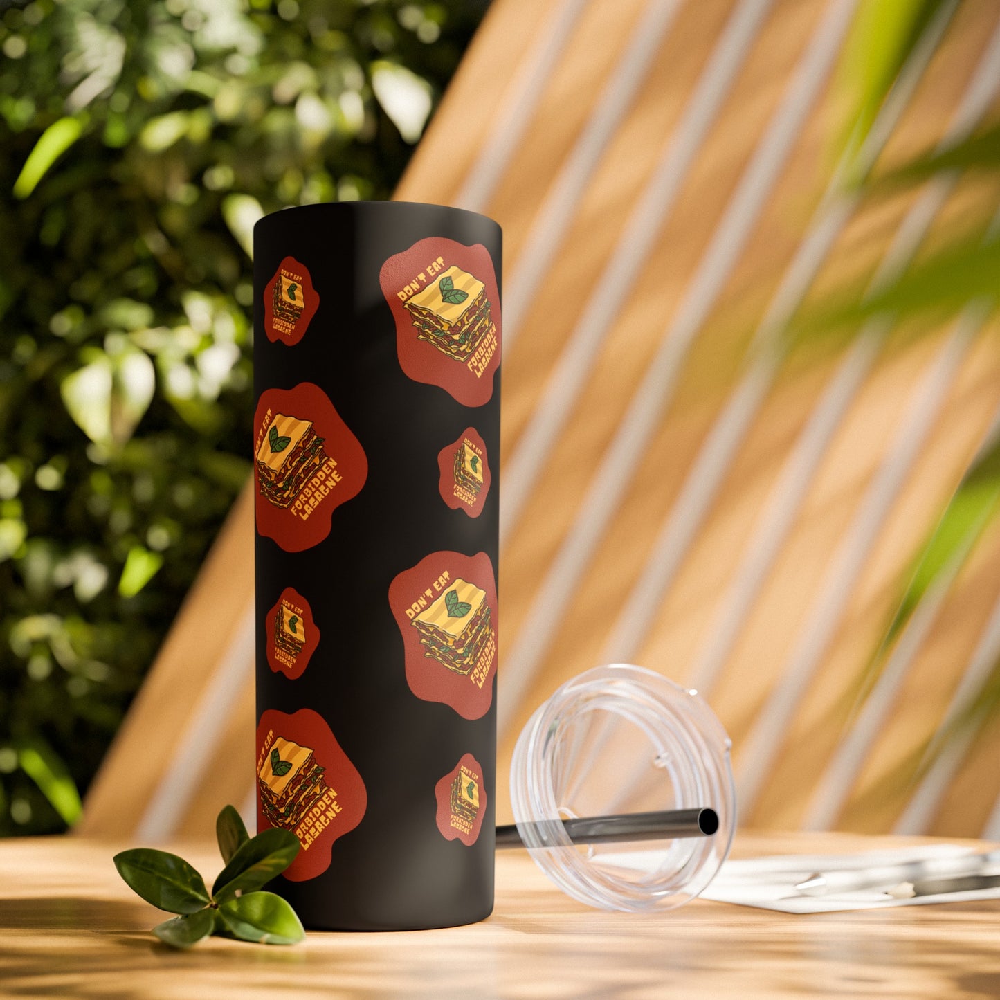 Lasagna Tumbler with Straw, 20oz