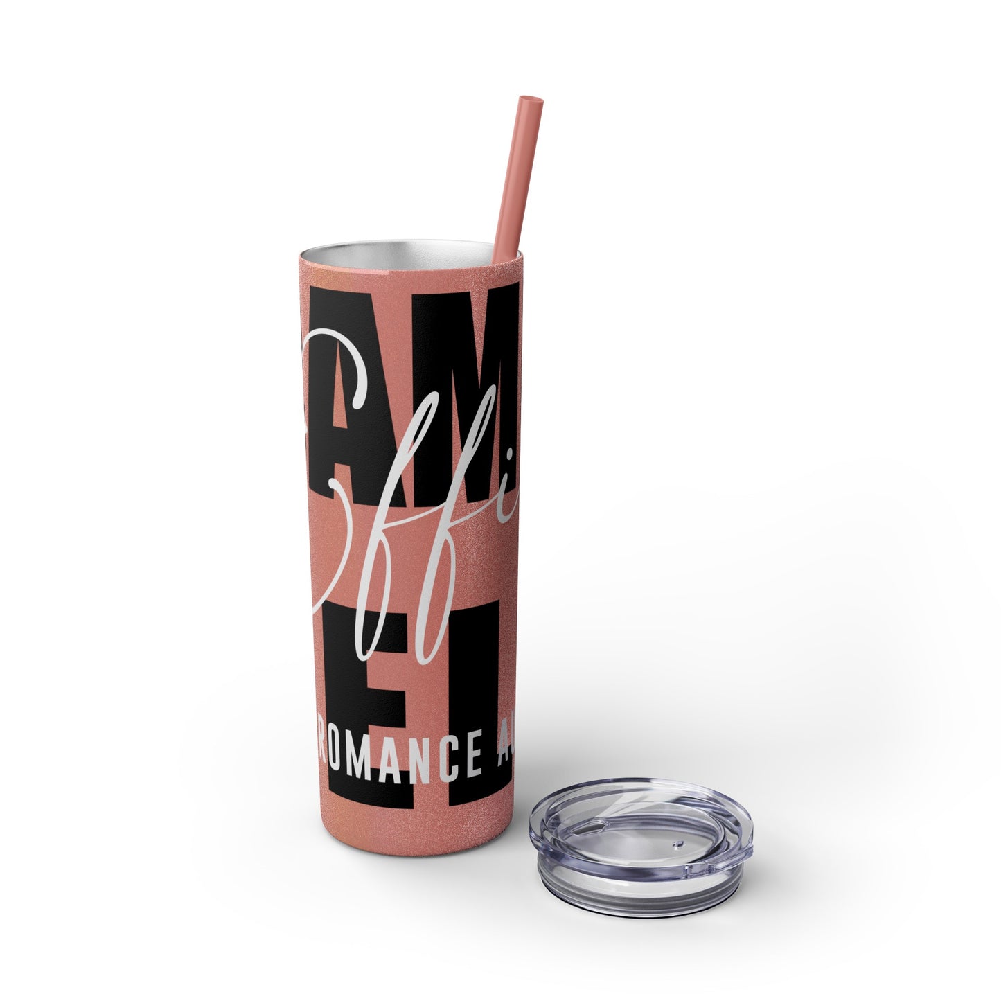 Logo Tumbler with Straw, 20oz