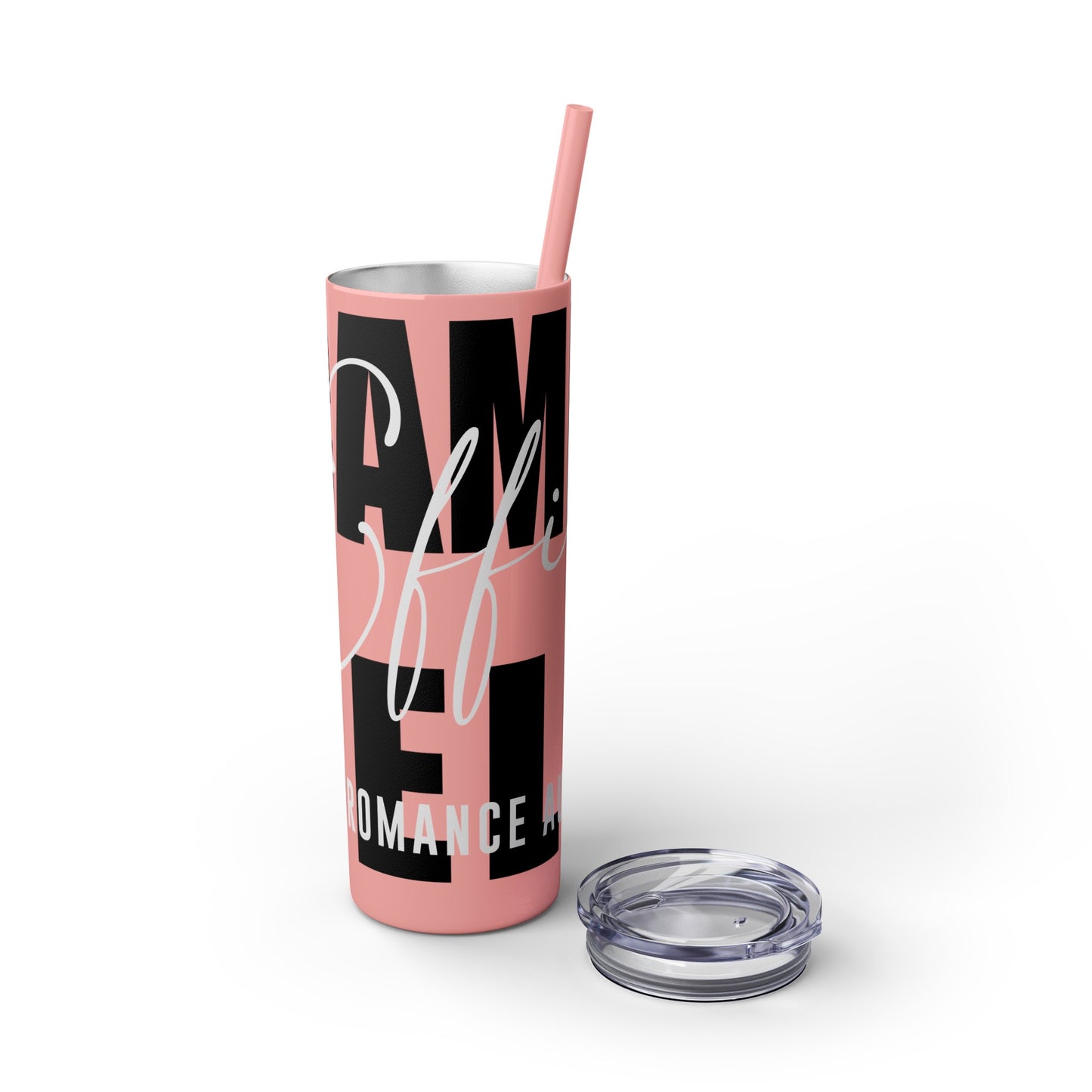 Logo Tumbler with Straw, 20oz